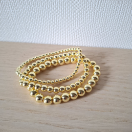 Armband Goudkleur - 4mm, 6mm of 8mm