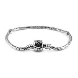 Pandora-style armband met bolsluiting - Elemento