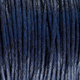 Waxdraad Donker Nacht Blauw - 1mm x 2 meter