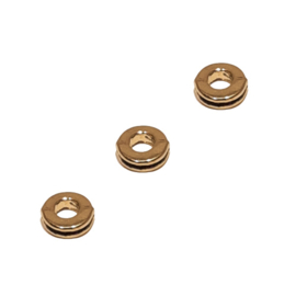 Metaal Spacer Disc Kralen met Gleuf -  Antiek Brons, Antiek Goud Antiek Koper of Antiek Zilverkleur - 6x2mm - 10 stuks