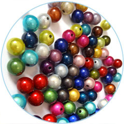 Miracle 3d kralen Mix - 4mm -  50 stuks