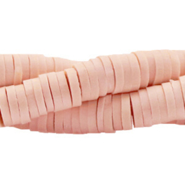 Katsuki kralen 4mm Zalm Roze - ca 70 stuks of streng