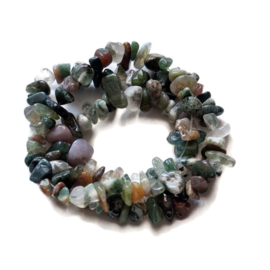 Chips Stone Kralen Indian Agaat 5-8mm - 30 stuks