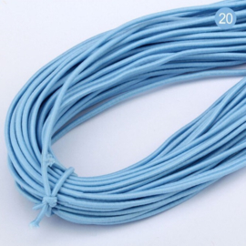 Gekleurd elastisch draad - 1 meter x 1mm - kies uit div. kleuren