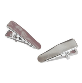 Alligator Clip - 25mm - zilverkleur - 8 stuks