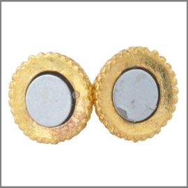 Magneetslot  Rond  14x9mm - Goudkleur