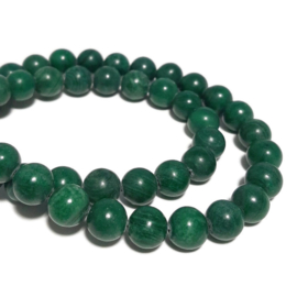 Groene Malachiet Kralen - 8mm - halve streng