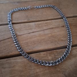 Stainless Steel Gourmet Ketting - 7mm breed