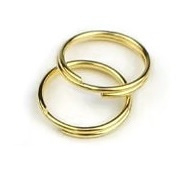Dubbele Ringetjes, Splitringetjes 5mm Goudkleur of Zilverkleur