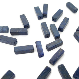 Natuursteen Staafje Vierkant - Lapis Lazuli - 13x4mm