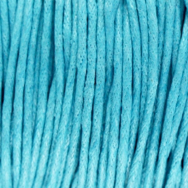 Waxdraad Donker Aquamarine Blauw - 1.5mm x 2 meter