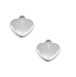 RVS Roestvrij Staal Hanger Hart - Goudkleur of Zilverkleur