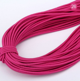 Gekleurd elastisch draad - 1 meter - kies uit div. kleuren