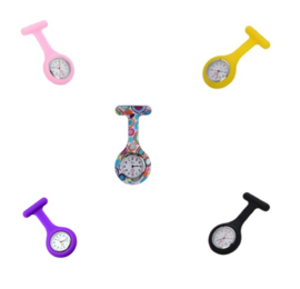 Verpleegsters Horloge In flexibele Silicone behuizing - div. kleuren