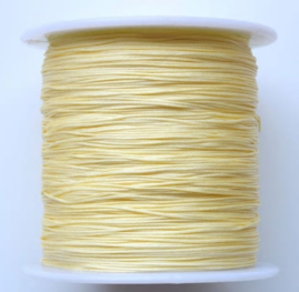 Beige Macrame Draad 0.5mm - per 10 meter