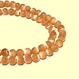 Parelmoer Schelpkralen 6mm - halve streng
