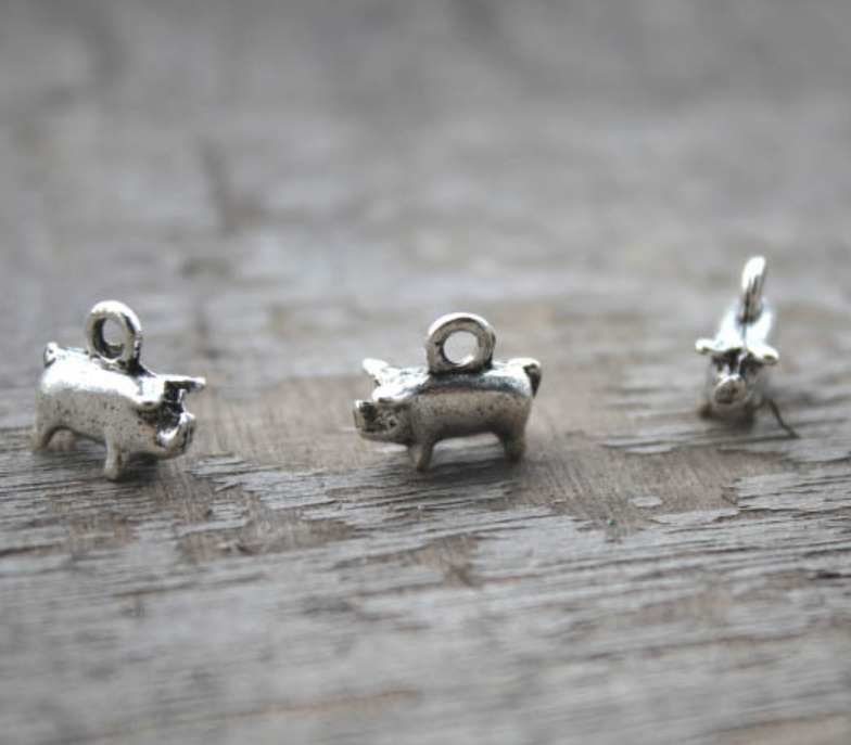 Mijn bedels - Sterling Silver Charm Cow