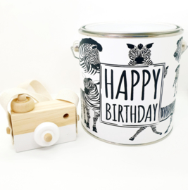 Cadeaublik: ‘HAPPY Birthday’ 2,5 liter