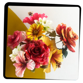 CREATE GROEPSWORKSHOP > MAGIC BOUQUET > BRUIDSBOEKET / VERJAARDAGSBOEKET / VRIENDSCHAPSBOEKET / FAMILIEBOEKET