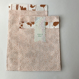 Zakjes | peach - roest | 10 stuks