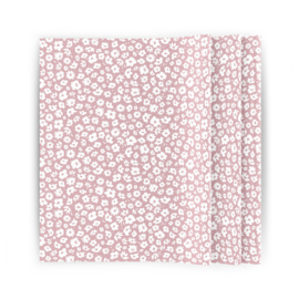 Tissue paper | roze / witte bloemen | 1 vel