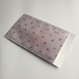 Zakjes | stars & moon lila | 10 stuks