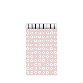 Pakket | stripes & dots wit en roze | 1 stuk