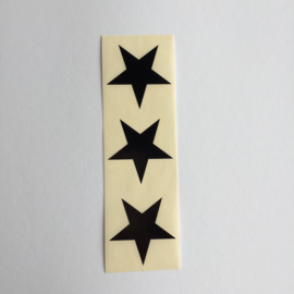 Sticker ster | zwart | 30 stuks
