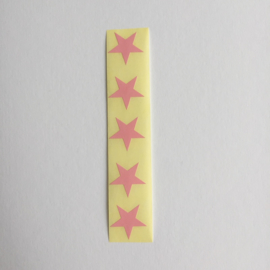Sticker mini ster |  licht roze | 30 stuks