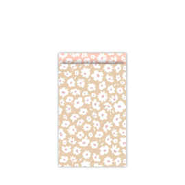 Zakjes | Millefleurs- zand/pastel  | 10 stuks