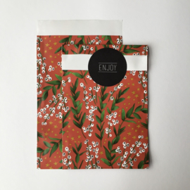 Zakjes | flower field red | 10 stuks