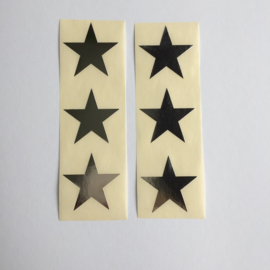 Sticker ster | zilver | 30 stuks