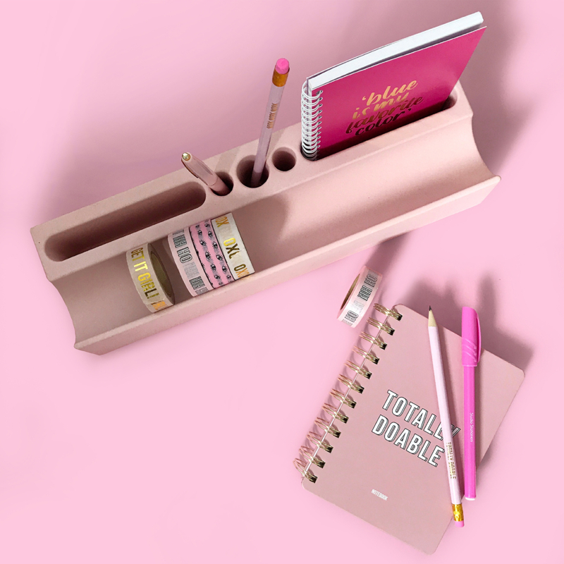 Stationary | Desk organizer Washi pink | 1 stuk